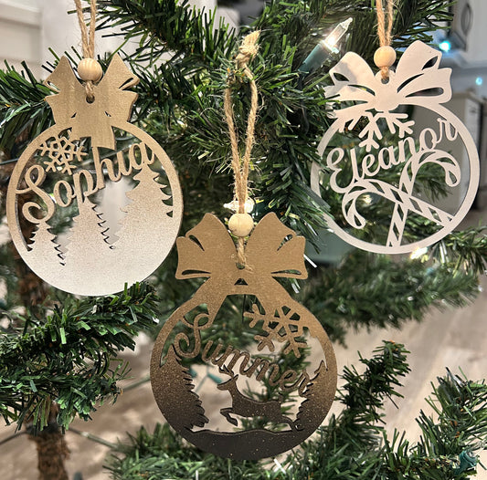 Personalized Round Ornaments